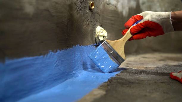 Commercial Waterproofing project at a Waxhaw, NC business property by SJ Waterproofing Pros